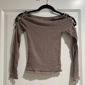 FREE PEOPLE long sleeve top